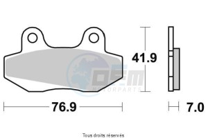 Product image: Sifam - S1053N - Brake Pad Sifam Sinter Metal   S1053N 