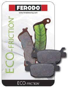 Product image: Ferodo - FDB570EF - Brakepad Organic Eco-Friction suitable for road use 