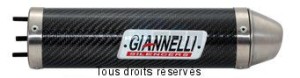 Product image: Giannelli - 54059HF - Silencer  SX 125 '08  Right side Silencer  Carbon NON HOMOL   