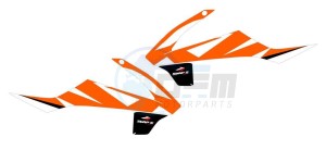 Product image: Swaps - KDOKT8 - Kit Deco original - KTM SX65 Orange 