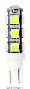 Product image: Sifam - PLA7052 - Indicator plugin 13 LED 10W 12V - T10 W2.1x9.5D SMD 5050- BLISTER 2 Light bulbs 
