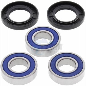 Product image: All Balls - 25-1271 - Wheel bearing kit rear with dust seal YAMAHA DT 125 X 2005-2006 / WR 200 1992-1992 / WR 250 1991-1991 