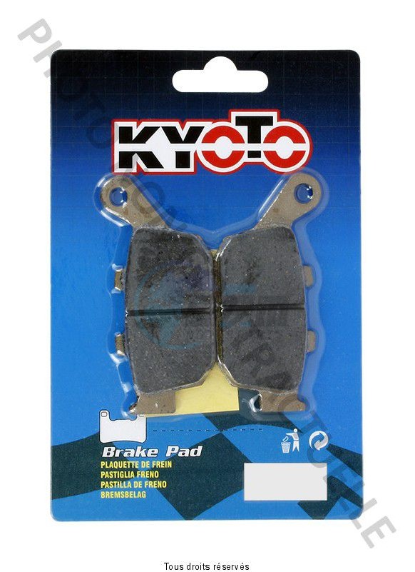 Product image: Kyoto - S1053 - Brake Pad Kyoto Semi-Metal PEUGEOT SPEEDFIGHT 3 2009-2014    0