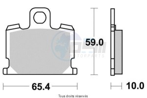 Product image: Sifam - S1013N - Brake Pad Sifam Sinter Metal   S1013N 