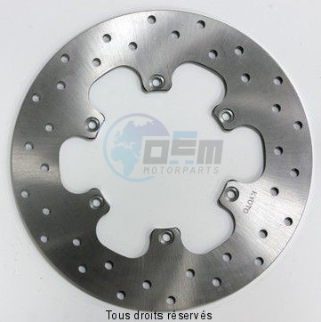 Product image: Sifam - DIS1017 - Brake Disc Bmw Ø240x124X110  Mounting holes 6xØ6,5 Disk Thickness 5  1