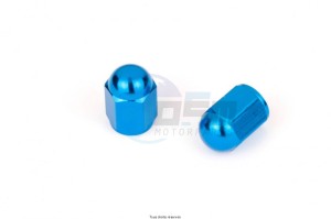 Product image: Kyoto - KP110 - Tyre Valve Cap Hexagonal Color Blue for 1 pair 