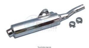 Product image: Marving - 01H2163 - Silencer  Rond NTV 650 REVERE 95/96 Approved Ø110 Chrome  