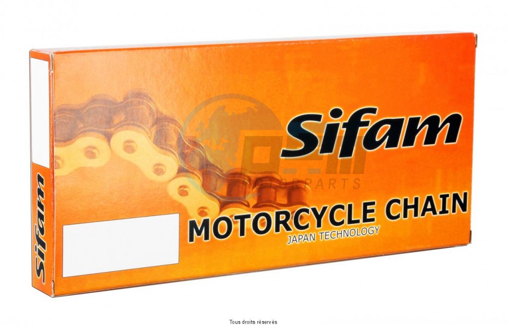 Product image: Sifam - 520-SH-96 - Chain 520 Hyper Reinforced 96m Type : Chain 520 Length: 96Links Hyper Reinforced  0