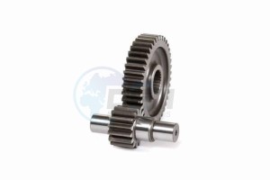 Product image: Malossi - 678657 - Gear wheel secondairy - HTQ Teeth-ratio 15/41 - Cannelures Ø17mm 