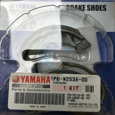 Product image: Yamaha - 1P6W253A0000 - BRAKE SHOE KIT  0