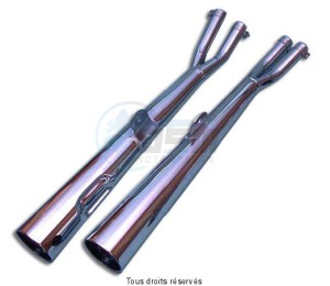Product image: Marving - 01H2062 - Silencer  MARVI CB 500 FOUR Approved - Sold as 1 pair Chrome  