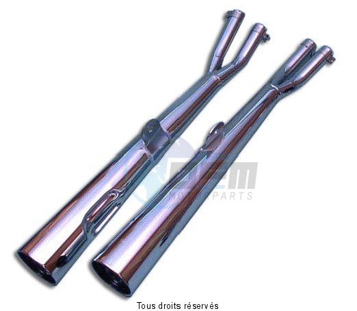 Product image: Marving - 01H2062 - Silencer  MARVI CB 500 FOUR Approved - Sold as 1 pair Chrome   0