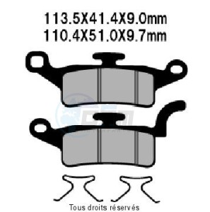 Product image: Sifam - S1283N - Brake Pad Sifam Sinter Metal   S1283N 