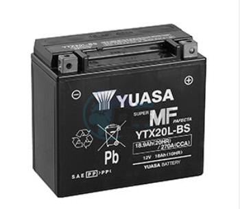Product image: Yamaha - 4SH821002200 - BATTERY (YTX20L-BS)  0