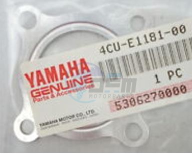 Product image: Yamaha - 4CUE11810000 - GASKET, CYLINDER HEAD 1  0