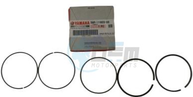 Product image: Yamaha - 39P116030000 - PISTON RING SET (STD)  0