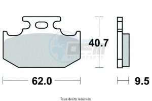 Product image: Sifam - S2013N - Brake Pad Sifam Sinter Metal   S2013N 
