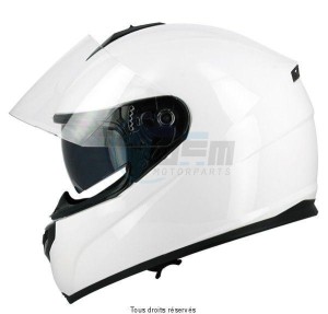 Product image: S-Line - IFF2G1001 - Full Face Helmet S440 White XS Halo - Uni  Double Visor 