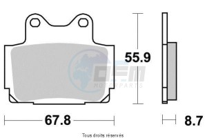 Product image: Sifam - S1024N - Brake Pad Sifam Sinter Metal   S1024N 