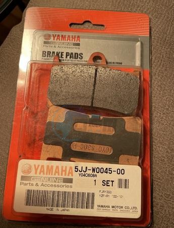Product image: Yamaha - 5JJW00450000 - BRAKE PAD KIT  0