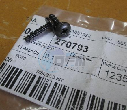 Product image: Vespa - 270793 - TBCIC Screw 3,8x16   1