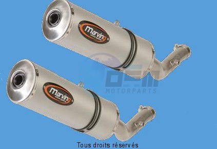 Product image: Marving - 01ALOY35EU - Silencer  MOTARD XT 660 X-R Approved - Sold as 1 pair Small Oval Alu  0
