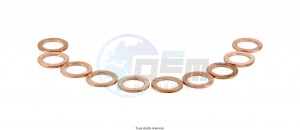 Product image: Sifam - RA003 - Seal rings from Copper  Package of 10 pieces 10 x 16 x 1.5 