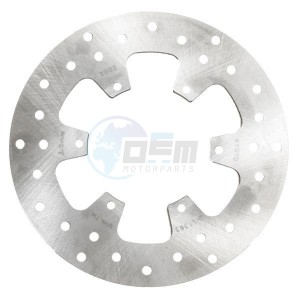 Product image: Sifam - DIS1363 - Brake Disc Piaggio Ã˜240x120x105  Nr. mounting holes 6x Ã˜6,5 