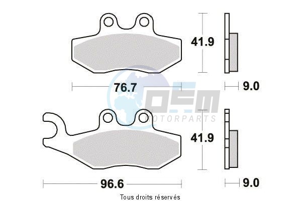 Product image: Sifam - S1118N - Brake Pad Sifam Sinter Metal   S1118N  1