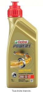 Product image: Castrol - CAST1546EA - Oil 4T 20W50 POWER1 1L - Semi Synthetic 
