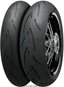 Product image: Continental - CNT0244113 - Tyre   120/70-17 58H TL Front CONTI ATTACK SM   
