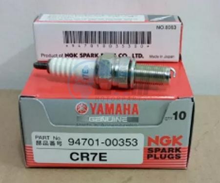 Product image: Yamaha - 947010035300 - PLUG, SPARK (NGK CR7E)  0