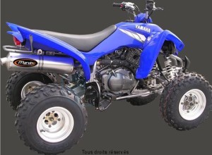 Product image: Marving - 01ALY66 - Silencer  ATV LINE YFM 350R WARRIOR Approved Big Oval Alu  