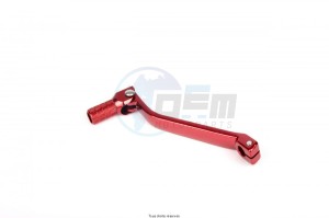 Product image: Kyoto - GEH1005R - Gear Change Pedal Forged Honda Red Cr80   