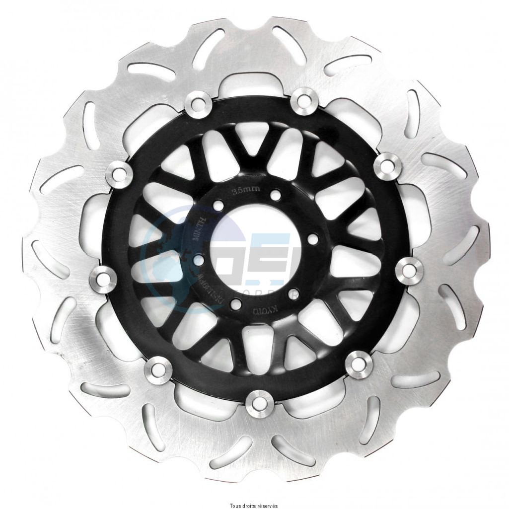 Product image: Sifam - DIS1139FW - Brake Disc Honda  Ø296x74x58  Mounting holes 6xØ6,5 Disk Thickness 4  ET-Offset 17  0