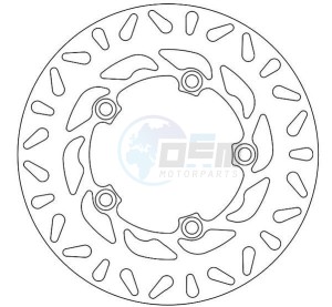 Product image: Ferodo - FMD0405R - Brake disc fixed YAMAHA - Approval TÜV 