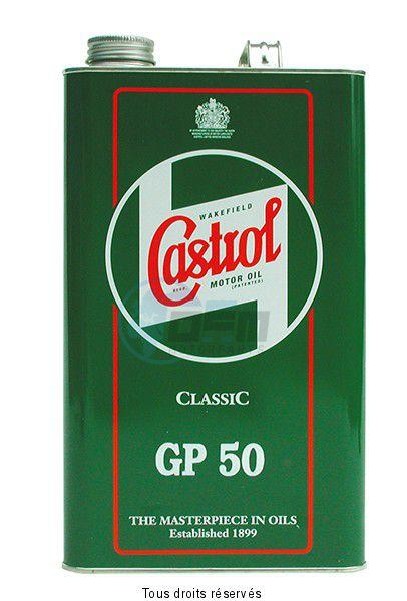 Product image: Castrol - CAST1923G - Oil 4T GP CLASSIC 5L - Mineral  0