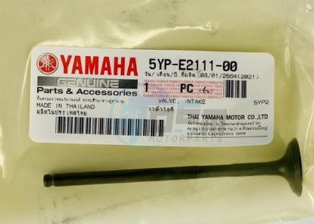 Product image: Yamaha - 5YPE21110000 - INTAKE VALVE  0