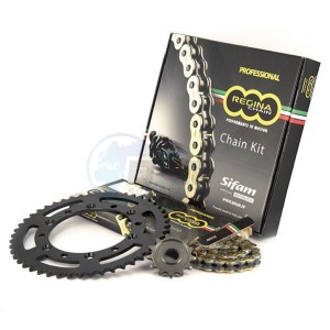 Product image: Regina - 95C012521-REGZRA - Chain kit Cagiva 125 Wmx 1989-1992 12x50 Alu - 520 with O-Ring 