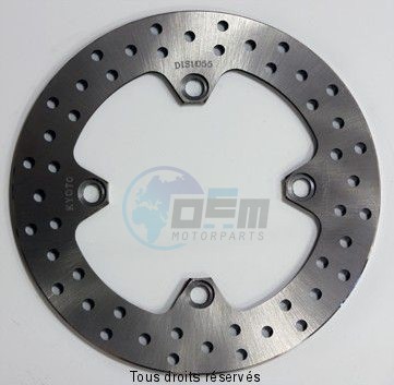Product image: Sifam - DIS1055 - Brake Disc Honda Ø220x125x105,5  Mounting holes 4xØ10,5 Disk Thickness 5  1