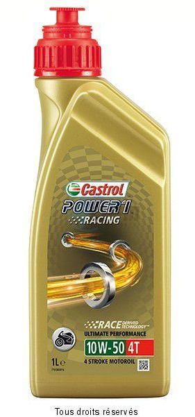 Product image: Castrol - CAST14E94F - Oil Racing 4T 10W50 POWER1 1L - Full Synthetic  0