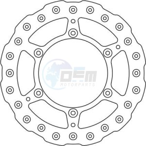 Product image: Ferodo - FMD0263MXR - Brake disc fixed 