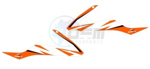 Product image: Swaps - KDOKT10 - Kit Deco original - KTM SX Orange 
