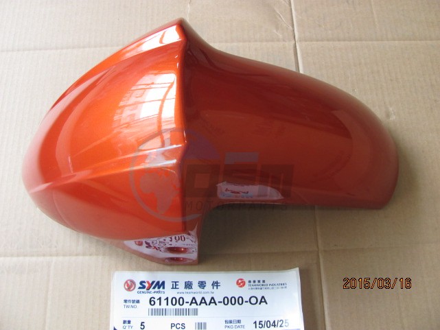 Product image: Sym - 61100-AAA-000-OA - FR. FENDER COMP  0