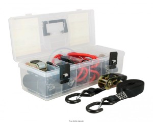 Product image: Sifam - SAN63011 - Case de Straps 10 pieces 4 Straps : Hook and Cliquet 6 Tendeurs : Hook 