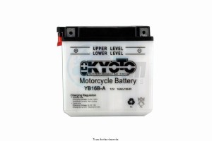 Product image: Kyoto - 712162 - Battery Yb16b-a L 162mm  W 92mm  H 162mm 12v 16ah Acid 1,3l 