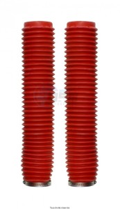 Product image: Sifam - SOU1010 - Front Fork Inner Tube protector Red Ø: 43/Ø59mm - Length: 370mm Ø exterieur 80mm 