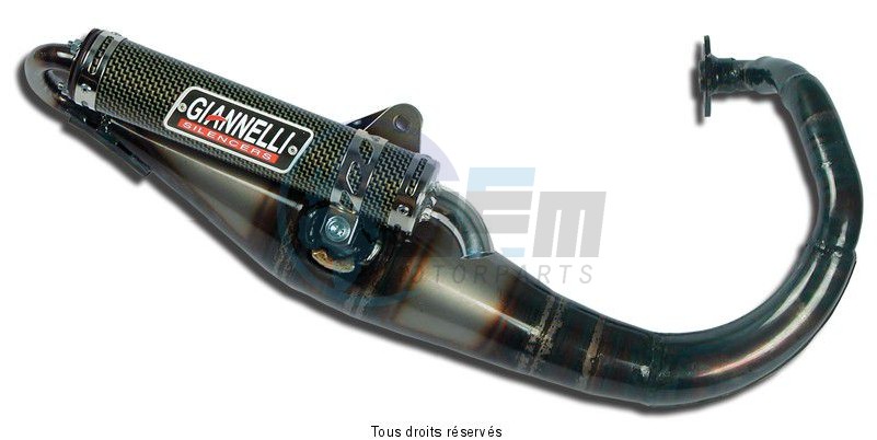 Product image: Giannelli - 31614E - Exhaust REVERSE LUDIX ONE-TREND CLASSIC - ELEGANCE - SNAKE 04  CEE E13 Silencer  Kevlar  0