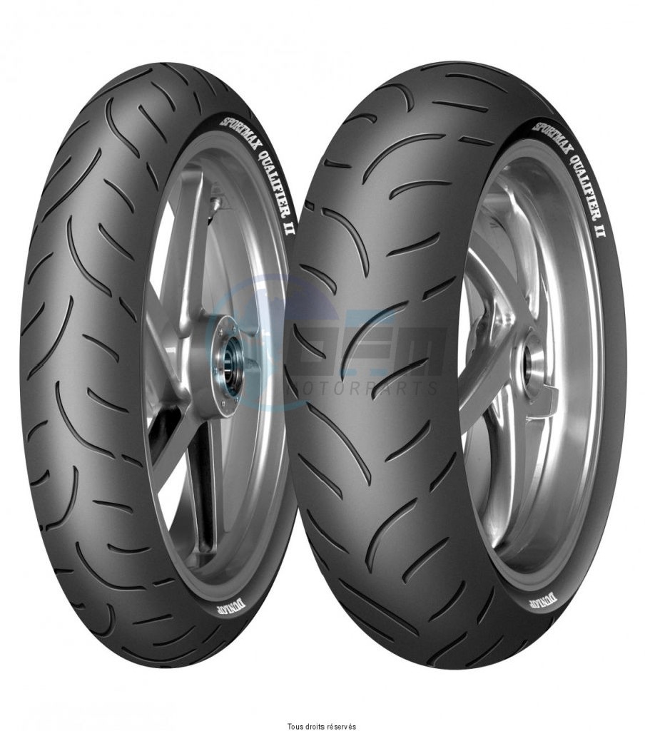 Product image: Dunlop - DUN624728 - Tyre   120/70 ZR 17 58W TL Front SPORTMAX QUALIFIER 2  0