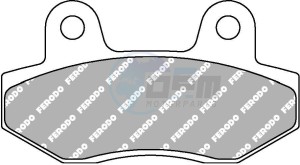Product image: Ferodo - FDB312ST - Brakepad Sinter metal Sinter Grip Road 